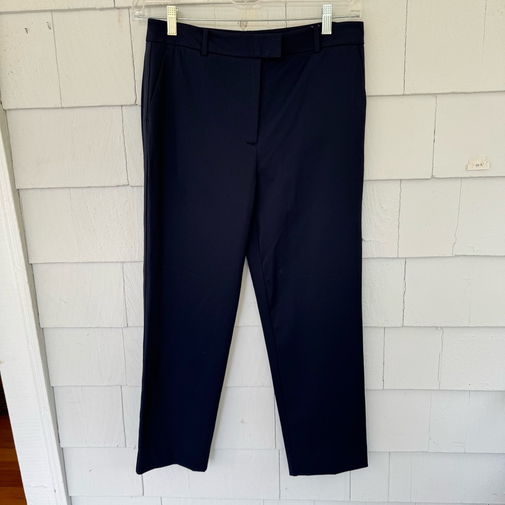 G/FORE Stretch Tech Twill Mid-Rise Straight Leg Trouser Navy Blue size 8 NWT NEW